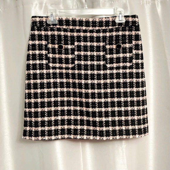 Maison d’Amélie Paris Tweed Gingham Skirt - Picture 2 of 6